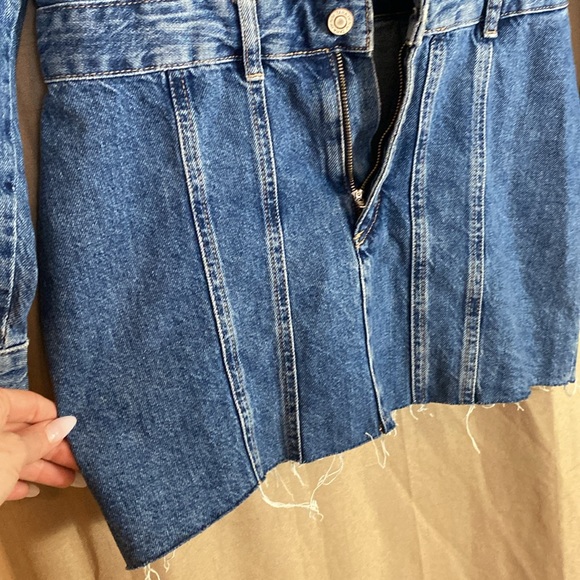 Zara Denim Mini Dress S - Picture 15 of 15